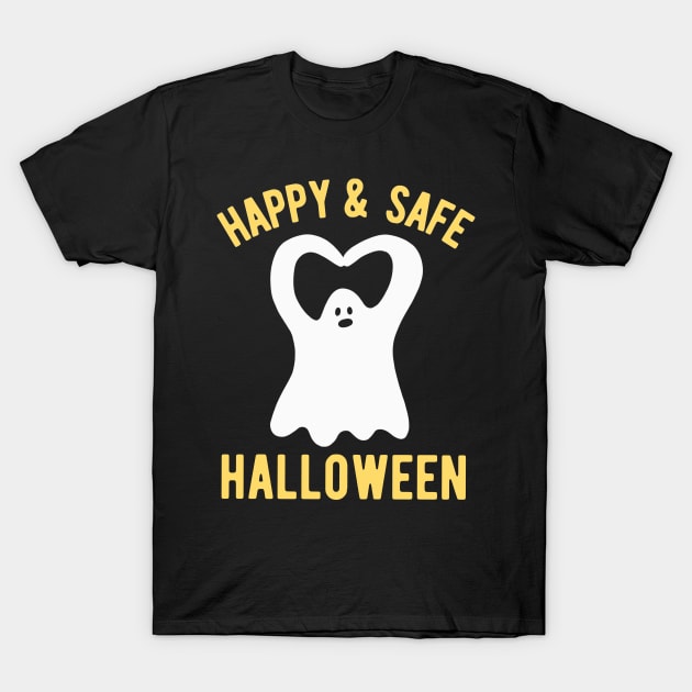 Happy and Safe Halloween Ghost T-Shirt by isstgeschichte